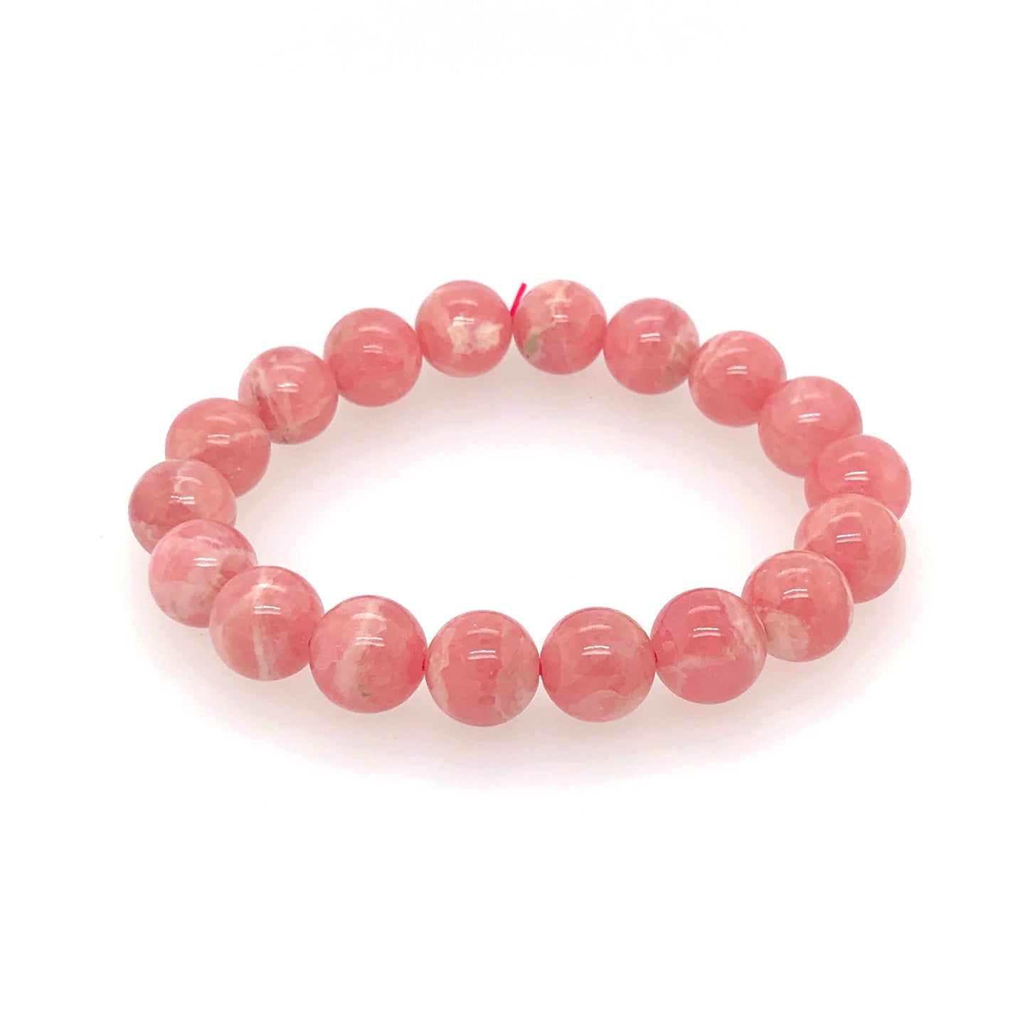 11mm Rhodocrosite Beaded Bracelet