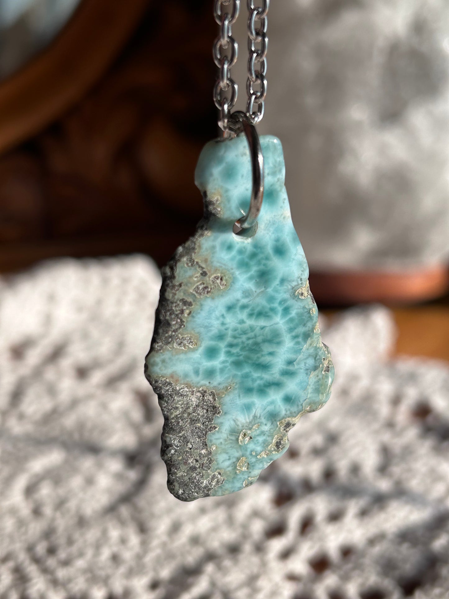 Larimar Pendant