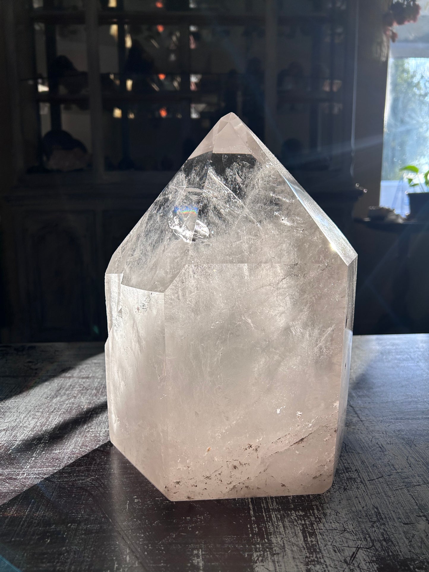 36 lb Clear Quartz statement piece