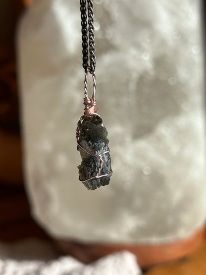 Moldavite pendant