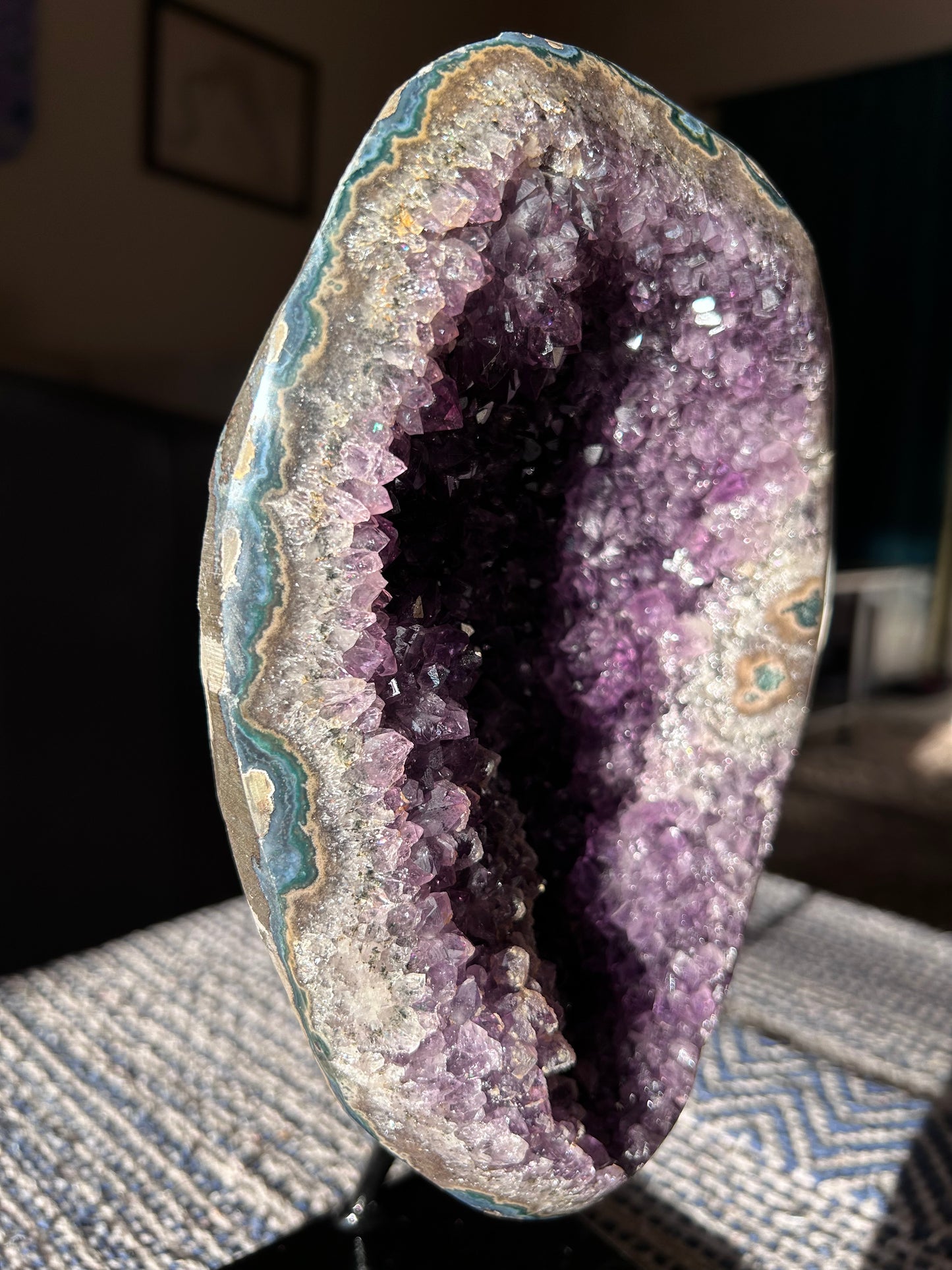 Amethyst Geode on stand