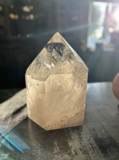 36 lb Clear Quartz statement piece