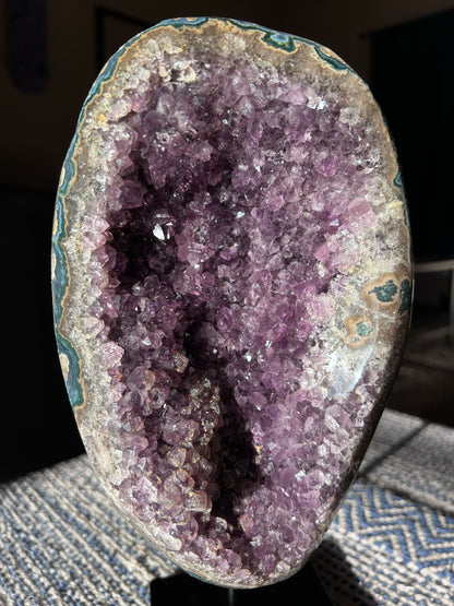 Amethyst Geode on stand