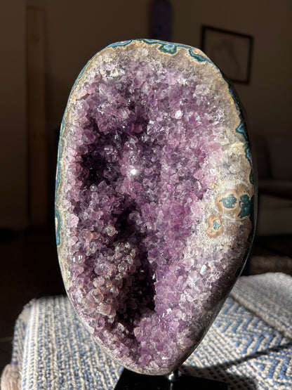 Amethyst Geode on stand