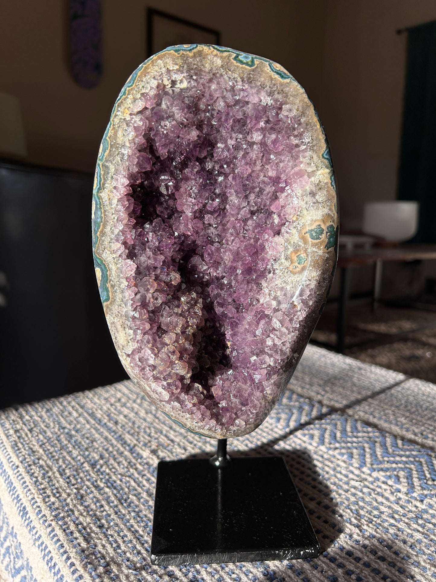 Amethyst Geode on stand