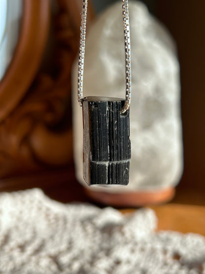 HQ Black Tourmaline pendant