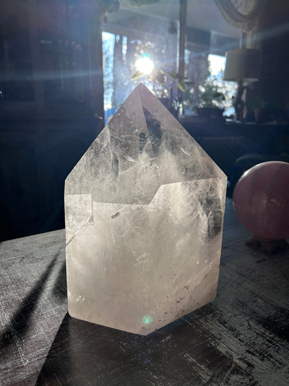 36 lb Clear Quartz statement piece