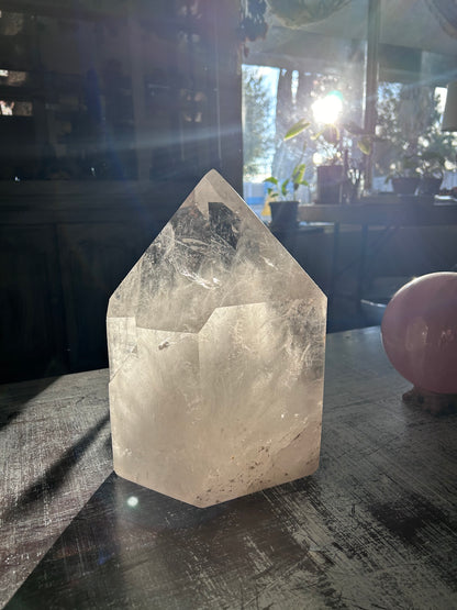 36 lb Clear Quartz statement piece