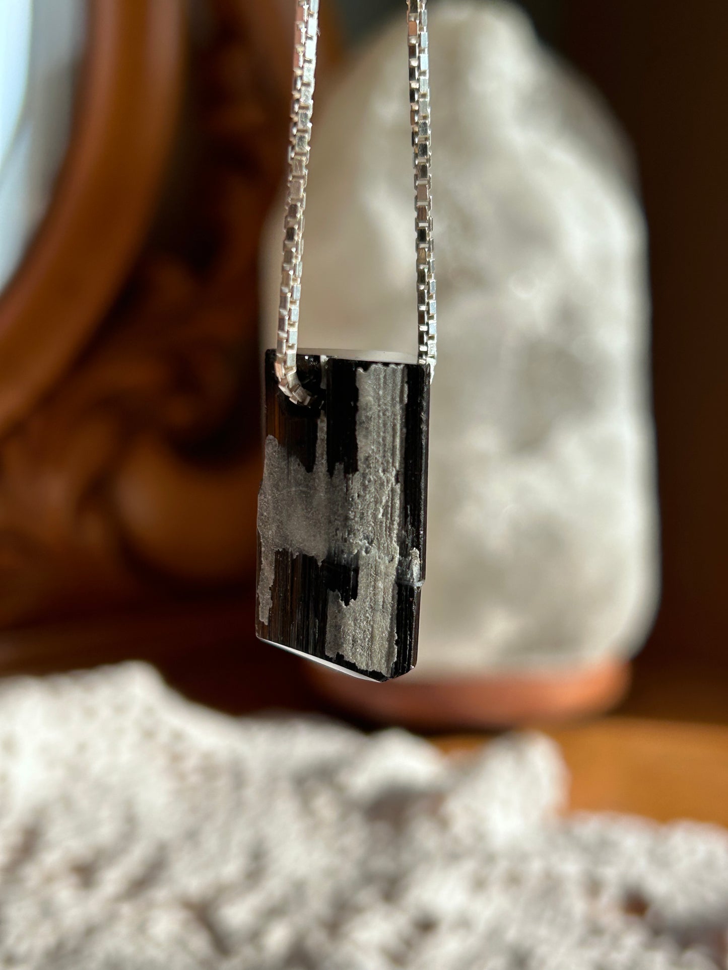 HQ Black Tourmaline pendant