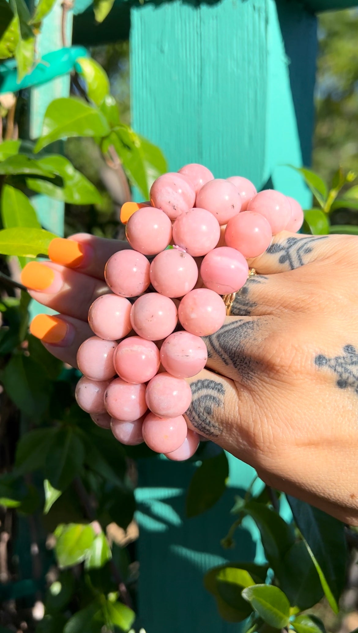 Peruvian Pink Opal bracelets