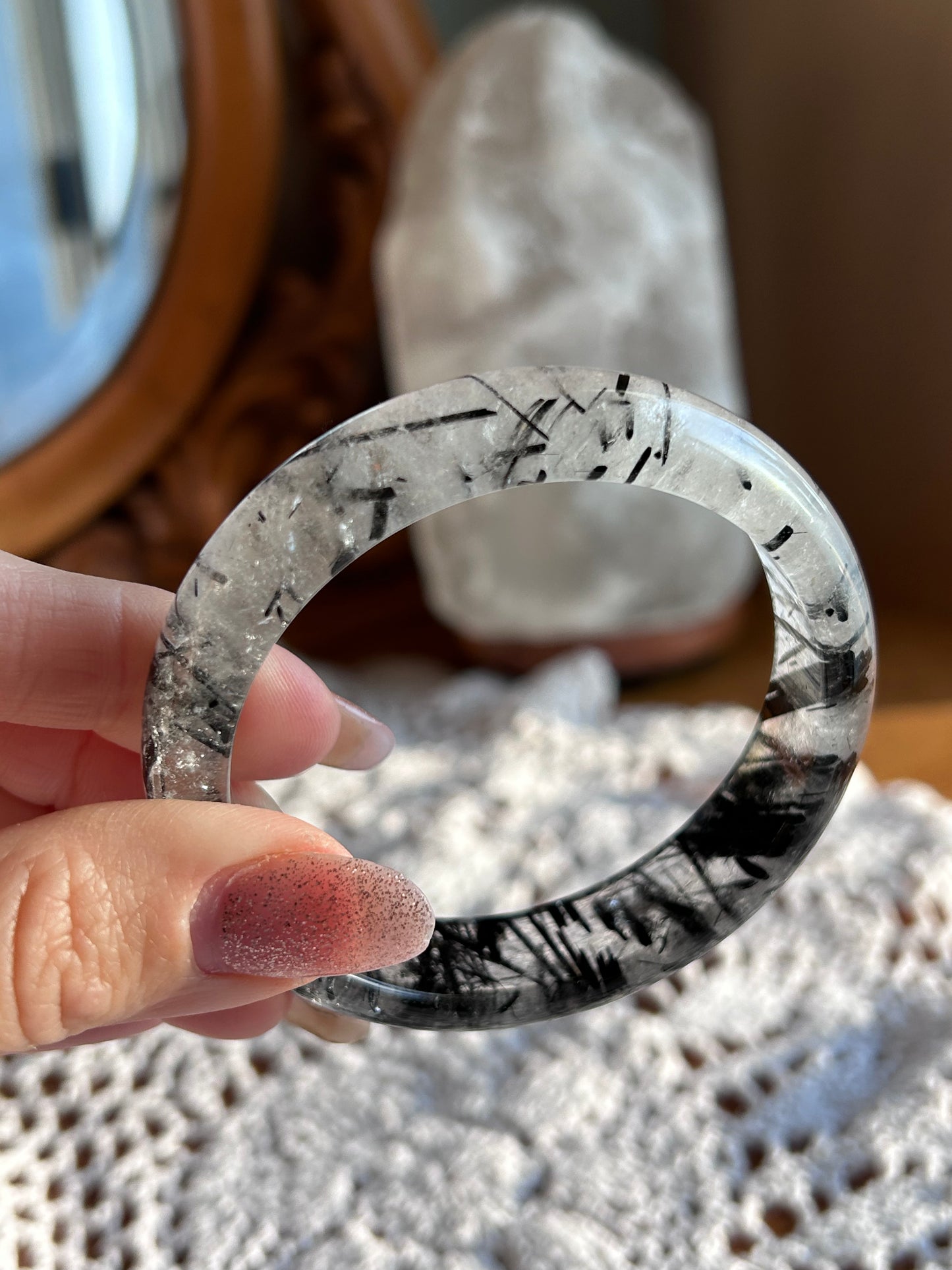 Rutilated Quartz bangle