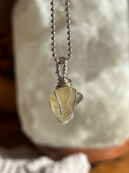 Libyan Desert Glass pendant