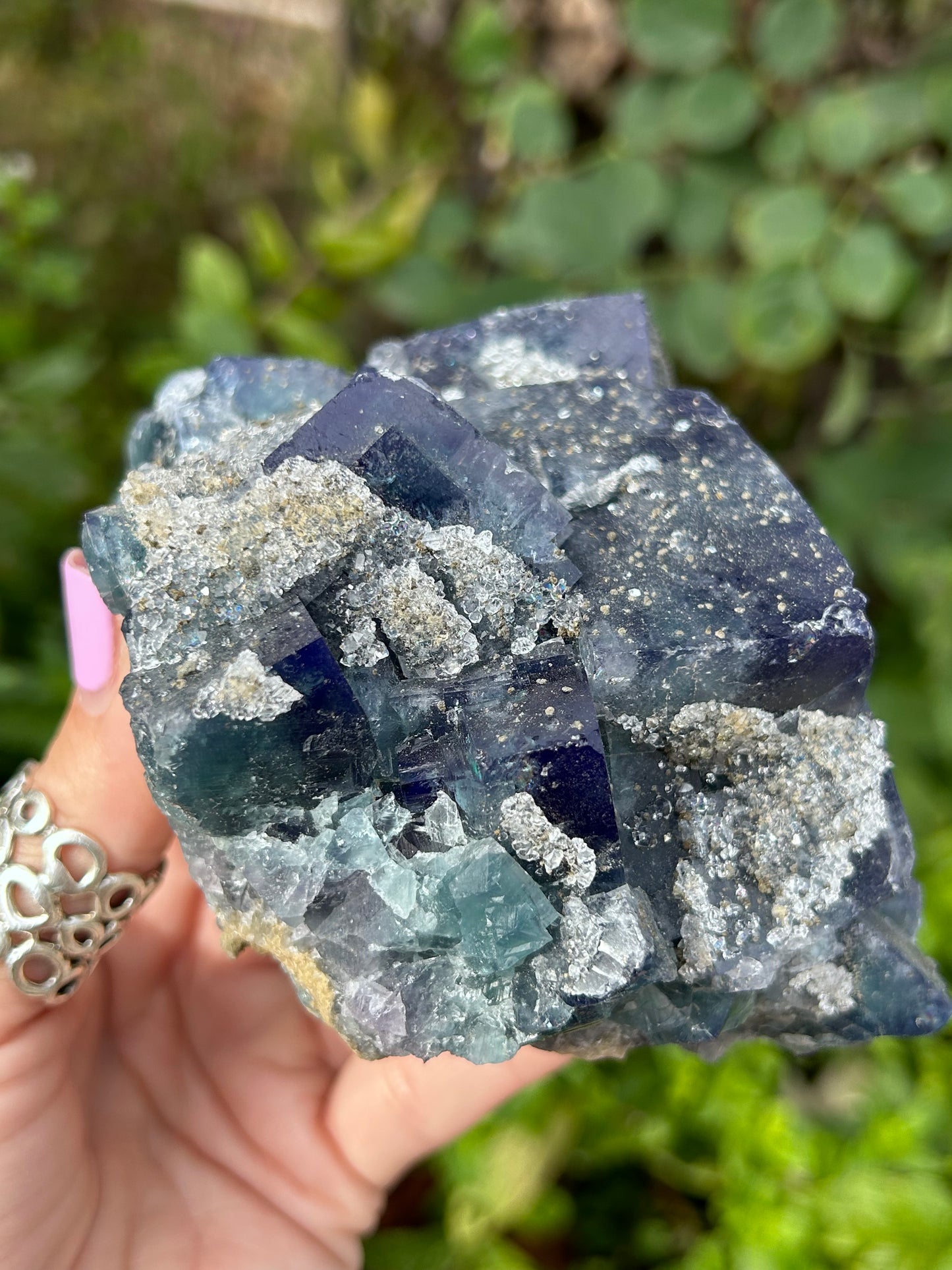 Nigerian Fluorite with Pyrite