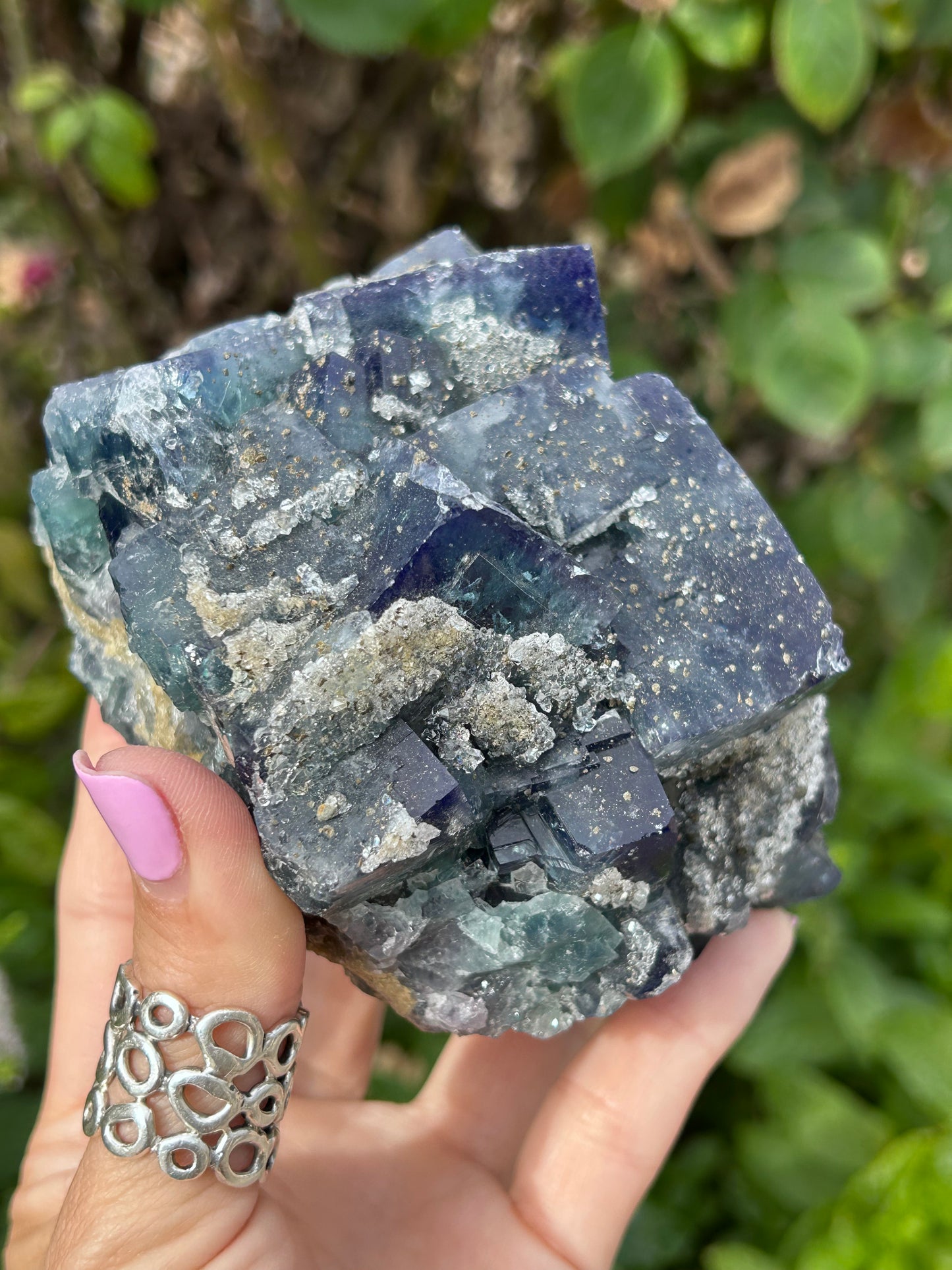 Nigerian Fluorite with Pyrite