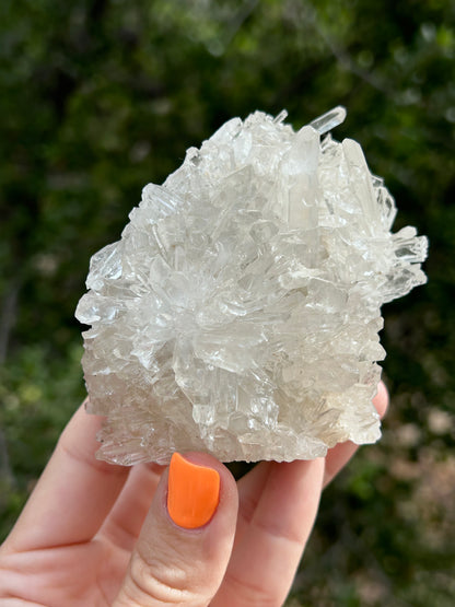 Clear Quartz cluster Skull