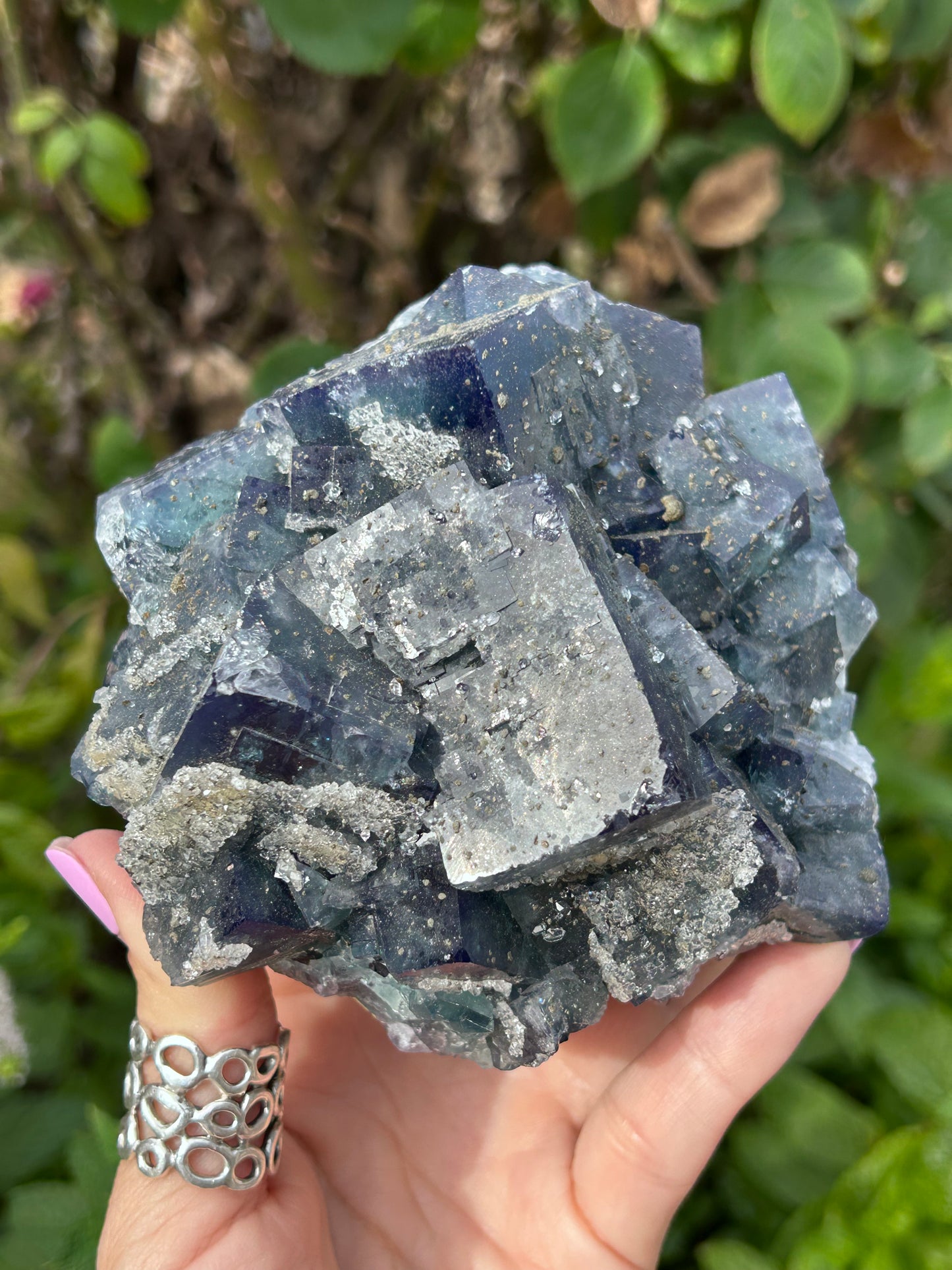 Nigerian Fluorite with Pyrite