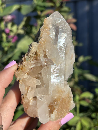 Golden Nirvana Himalayan Quartz cluster