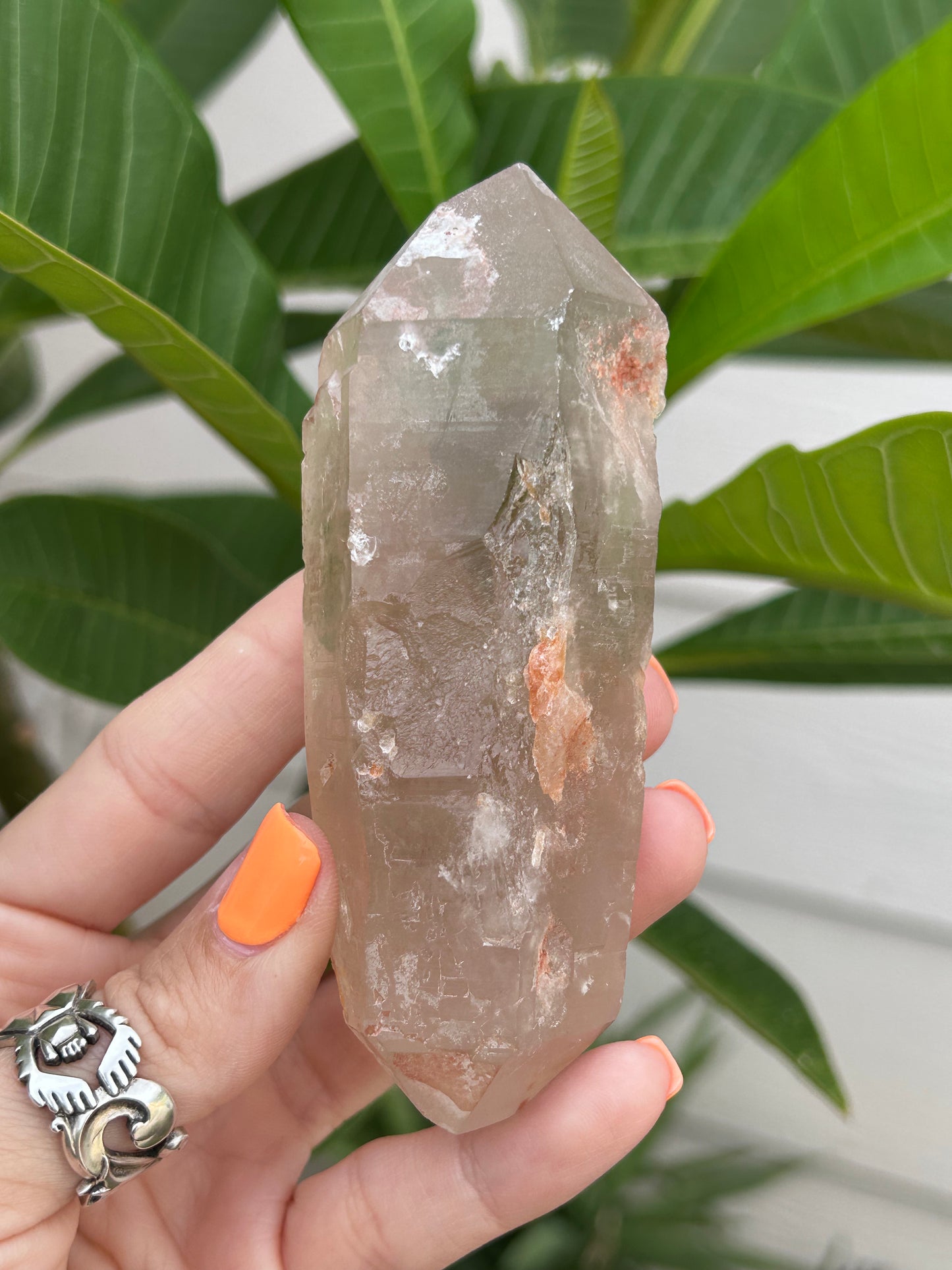 Double terminated Smoky Lemurian from Minas Gerais