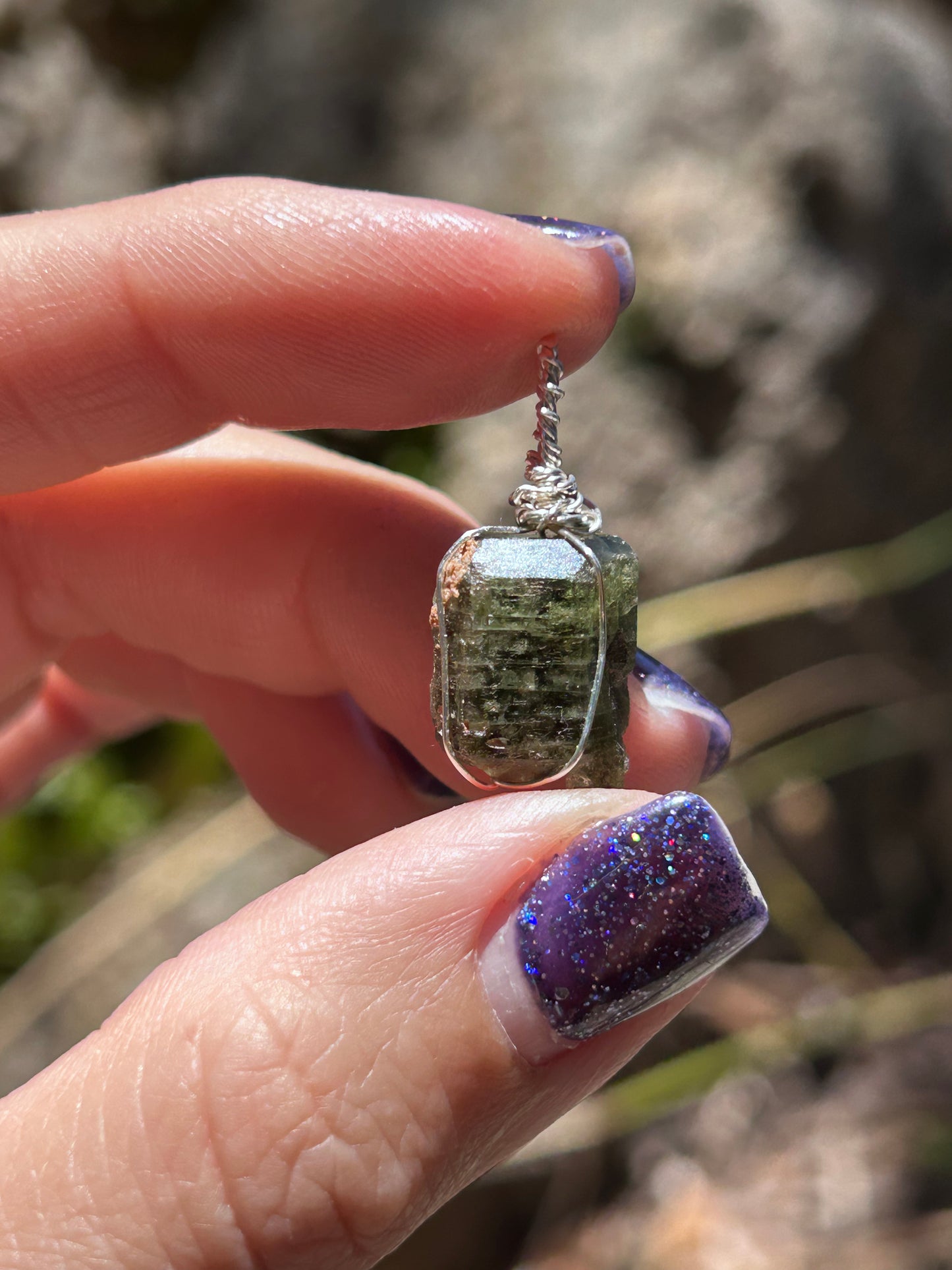 Green Apatite from Medina, Brazil