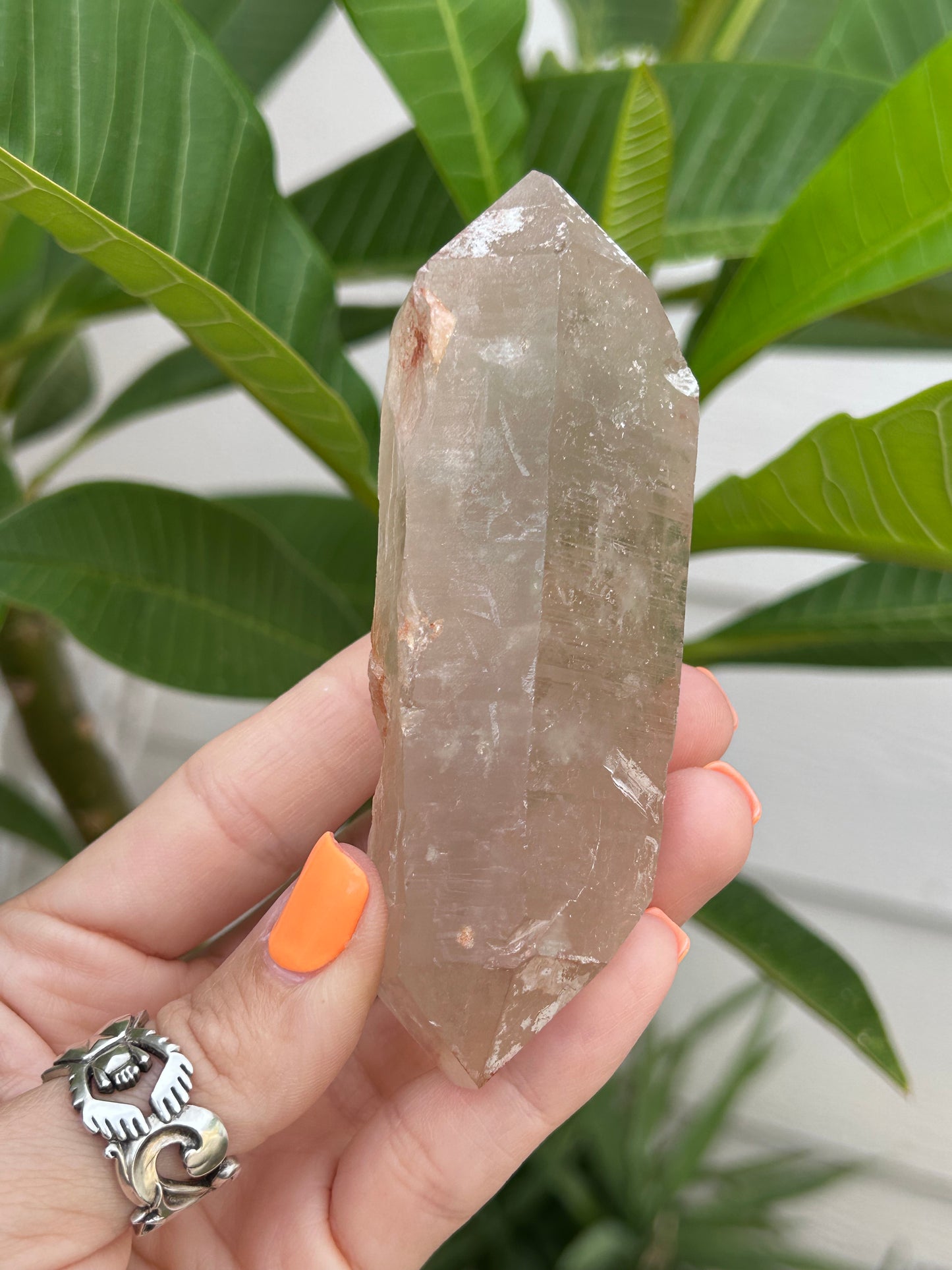 Double terminated Smoky Lemurian from Minas Gerais