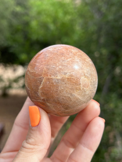 Peach Moonstone sphere