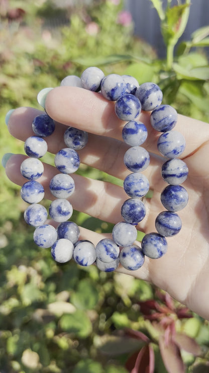 Dumortierite bracelets