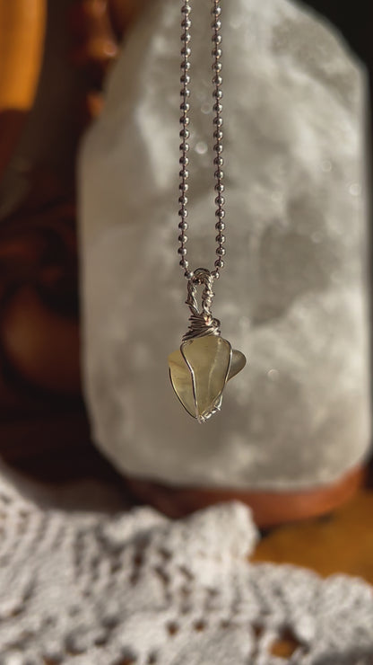 Libyan Desert Glass pendant