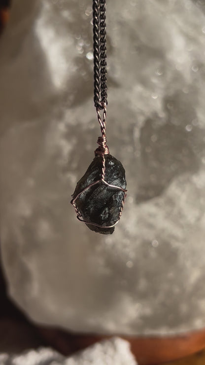 Moldavite pendant