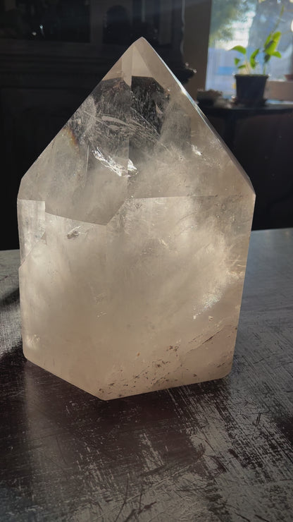 36 lb Clear Quartz statement piece