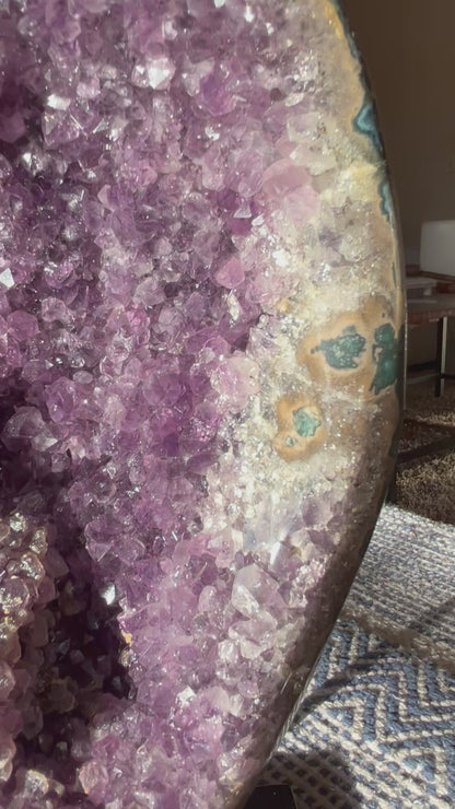 Amethyst Geode on stand