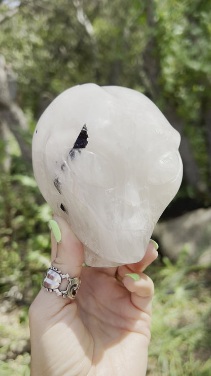 Clear Quartz with Rutile Alien