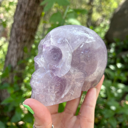 Amethyst skull